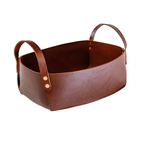 LEATHER BASKET