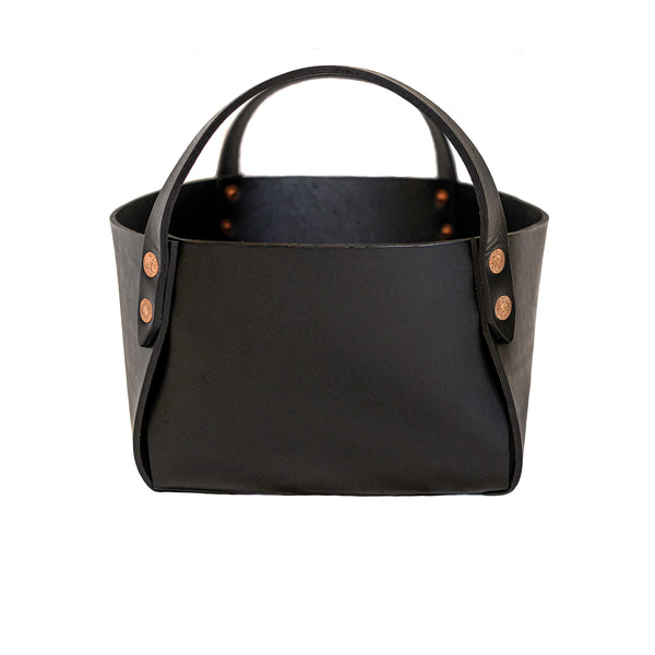 LEATHER BASKET