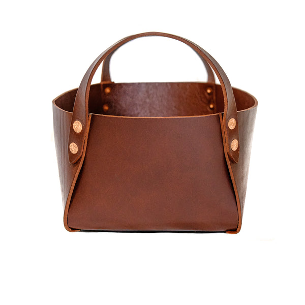 LEATHER BASKET