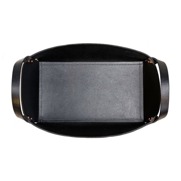 LEATHER BASKET