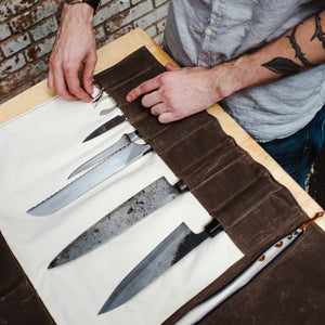 WAXED CANVAS KNIFE ROLL
